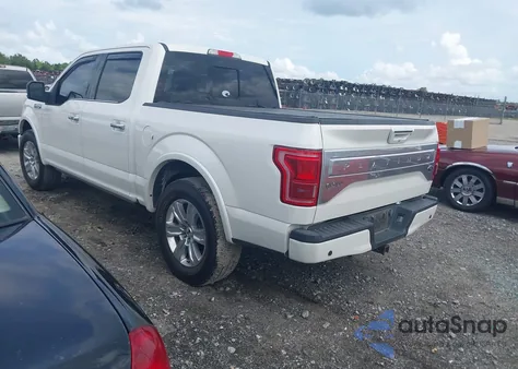 2017 Ford F-150 Platinum from USA, damaged, VIN 1FTEW1EF5HFA81495